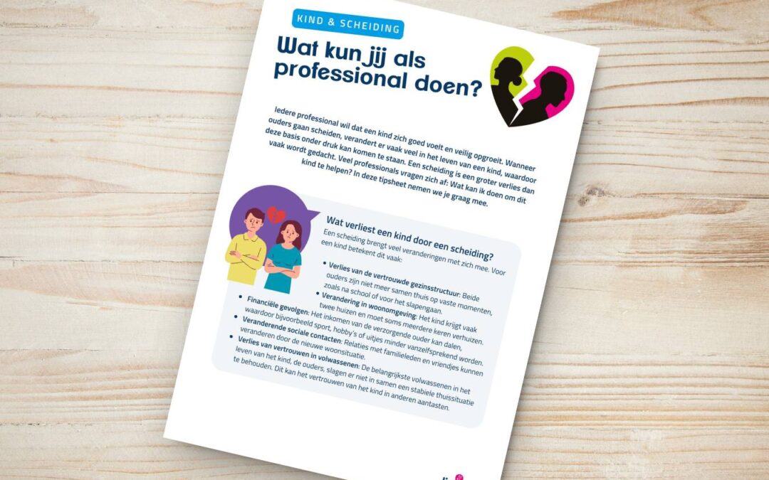 Wat kun jij als professional doen om een kind te helpen bij een scheiding?