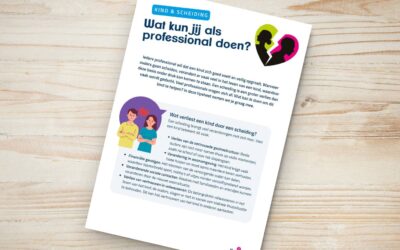 Wat kun jij als professional doen om een kind te helpen bij een scheiding?