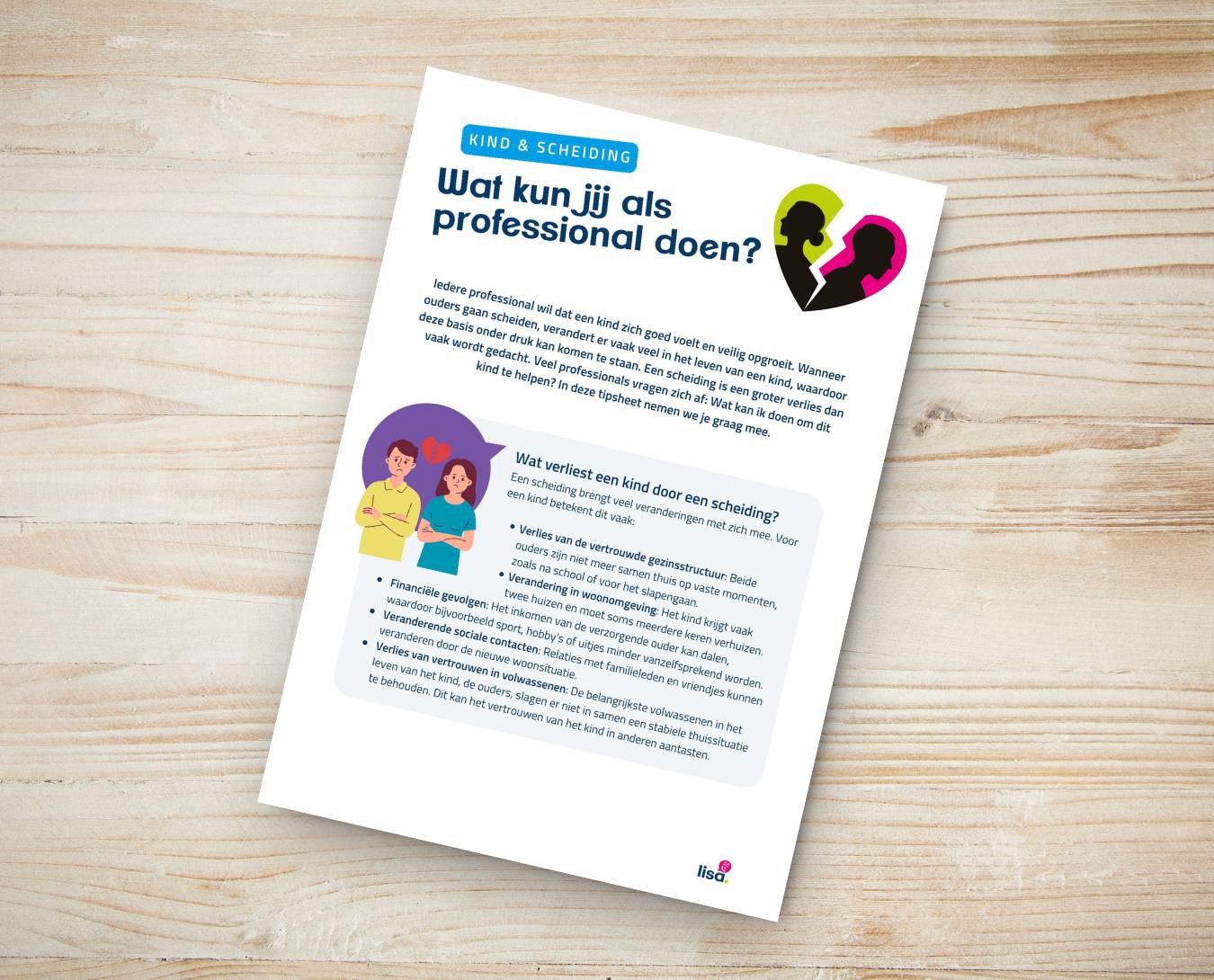 Tipsheet Kind en Scheiding - professionals