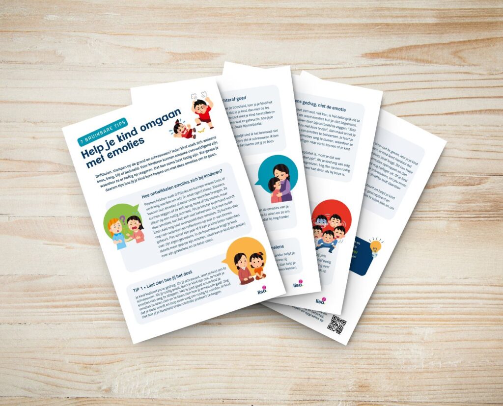 Tipsheet ‘Help je kind omgaan met emoties’ – 1