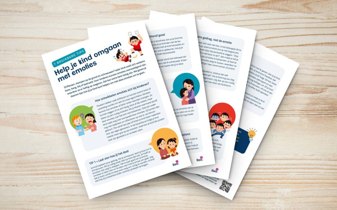 Tipsheet ‘Help je kind omgaan met emoties’