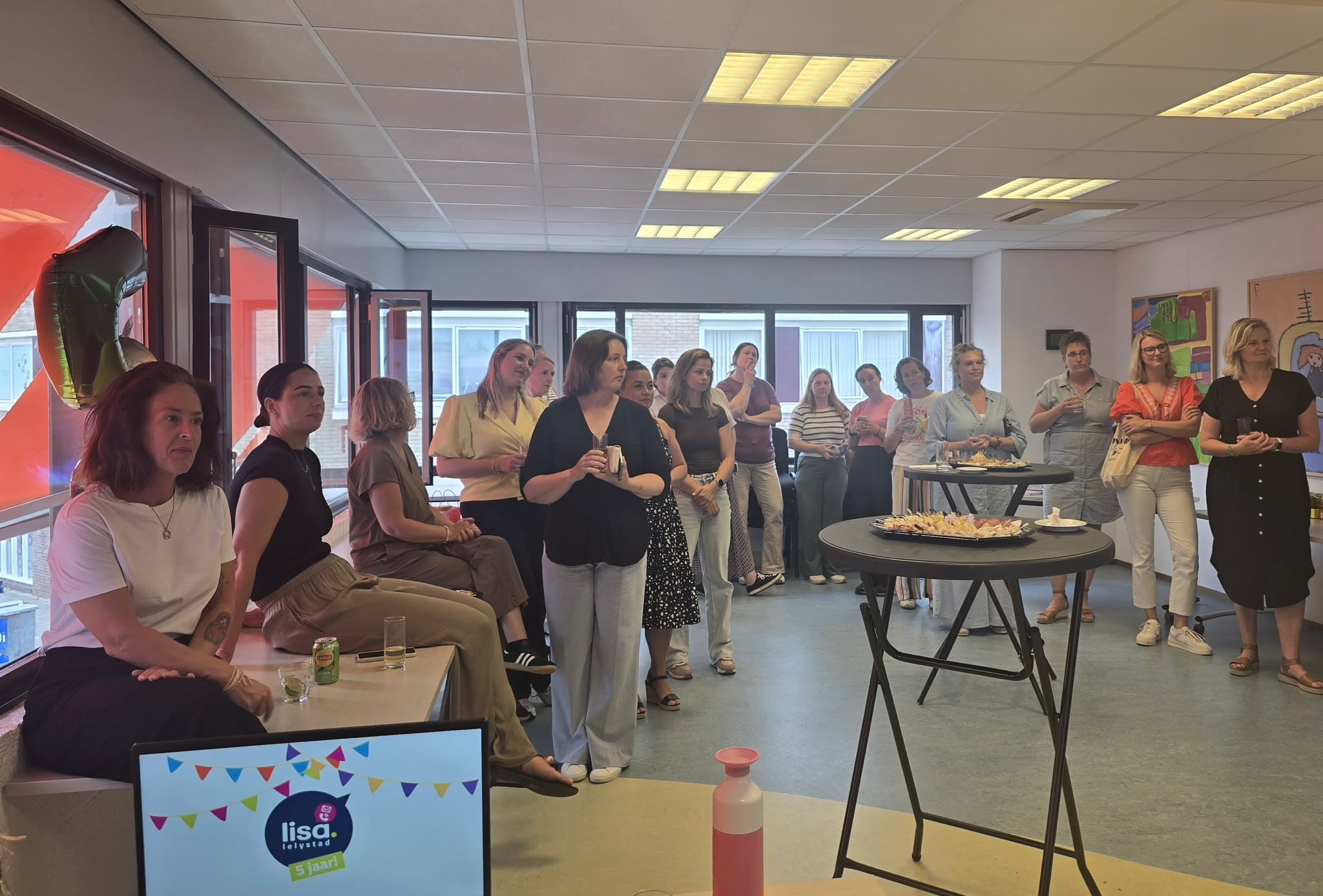 Professionals ontmoeten elkaar tijdens een event van Lisa Lelystad